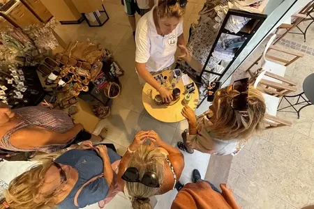 Tuk Tuk Kreta Sunset Tasting of local produce